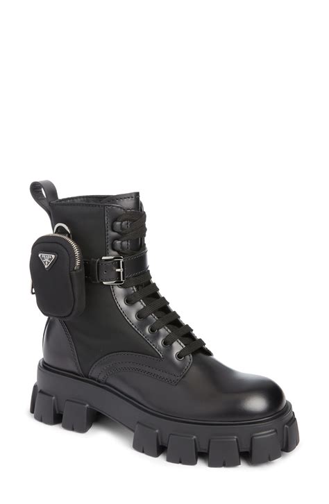 prada lug-sole combat boots|Prada Pocket Lug.